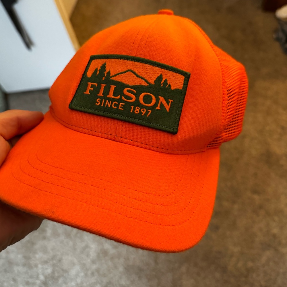 Filson Logger Mesh Orange Hat
